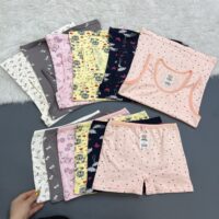 ست رکابی و شورت نیم پا دخترانه