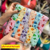شورت نخی توت فرنگی