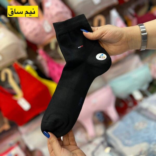 جوراب مردانه نیم ساق مشکی اعلا