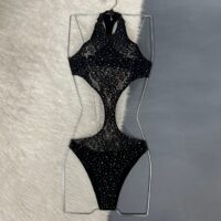 لباس بادی نگین دار (6 عددی ) 60405