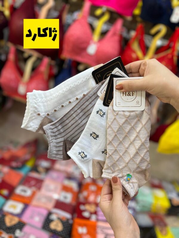 جوراب مچی ژاکارد ( 12جفتی )