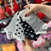 جوراب مچی پاندا سفید ومشکی