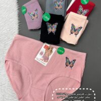 شورت کبریتی چاپی پروانه0331 (جین 12 تایی )