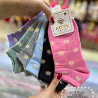 جوراب مچی بابونه رنگی(جین 12جفتی )