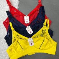 سوتین نخی بالا دانتل زنانه 75/80/85/90