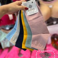 جوراب نیم ساق رنگی رویا ( جین 12 جفتی )