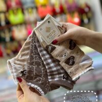 جوراب مچی چهار خونه قهوه ای (12 جفتی )