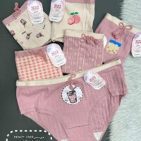 شورت عروسکی1-2888 لیوان کرم کالباسی( جین12 عددی )