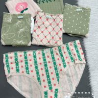 شورت عروسکی 3-2887 سیب کرم سبز( جین12 عددی )