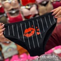 شورت اسلیپ زنانه لب راه راه