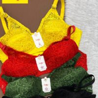 سوتین اسفنجی گل 65/70 ( جین 12 تایی )