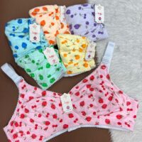 سوتین نخی توت فرنگی 90/95/100 ( جین 12 تایی )