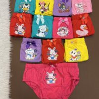 شورت اسلیپ دخترانه پاپیون  الوان ( جین 12تایی )