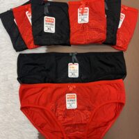 شورت توری قرمز ومشکی کد 2003