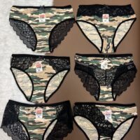 شورت ارتشی Mix (  6 تایی )داخل بسته3 طرح