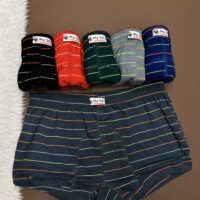 شورت نیم پا مردانه راه راه ( جین 2تایی )