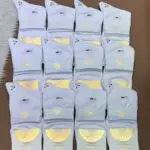 جوراب نیم ساق سفید تک