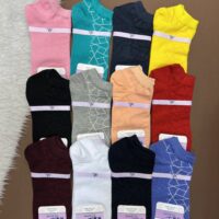 جوراب مچی زنانه جعبه ای(12جفتی) لوزی