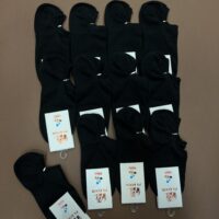 جوراب زیر قوزکی مشکی جعبه ای ( 12 جفتی)