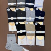 جوراب نیم ساق مردانه الوان جعبه ای ( 12 جفتی )