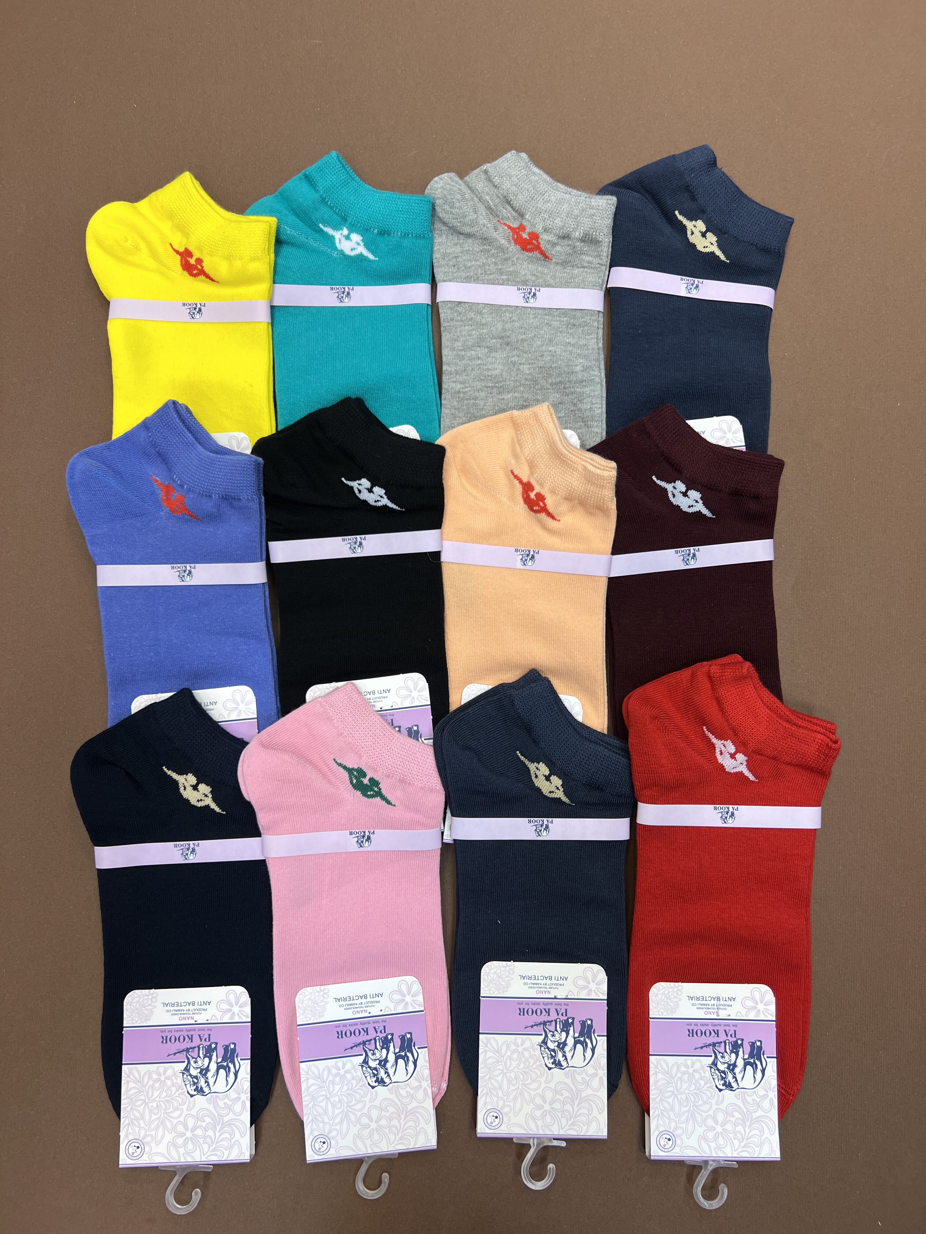 جوراب مچی زنانه جعبه ای(12جفتی) آدمک