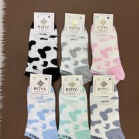 جوراب مچی گاوی رنگی (جین 12 جفتی)