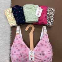 سوتین نخی MIX 505 برف 85-80-75 (جین 12عددی)