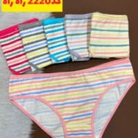 شورت 3سایز راه راه کد 2220( جین 12 تایی )