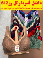 سوتین فنردار رویا612 گل رز(جین 12رنگ  ) - تصویر 2