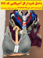 سوتین فنردار رویا613 گل بزرگ  (جین 12رنگ  ) - تصویر 2