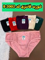 شورت فانتزی رنگی  2002 B (جین 12عددی)