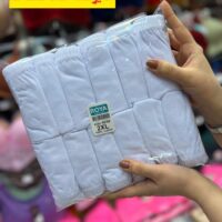 شورت سوپر پنبه سفید زنانه ( جین 12تایی )