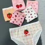 شورت T.B.T تم توت فرنگی صورتی  ( جین 12 تایی )
